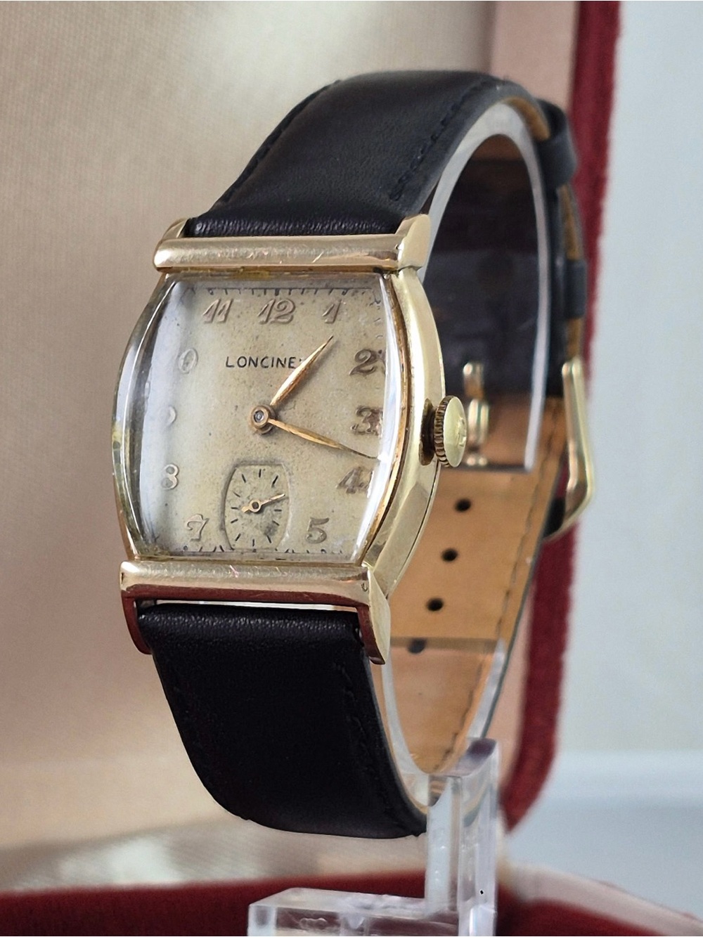 Vintage Longines 14K Solid Gold Manual Wind Watch Cal. 10L Running